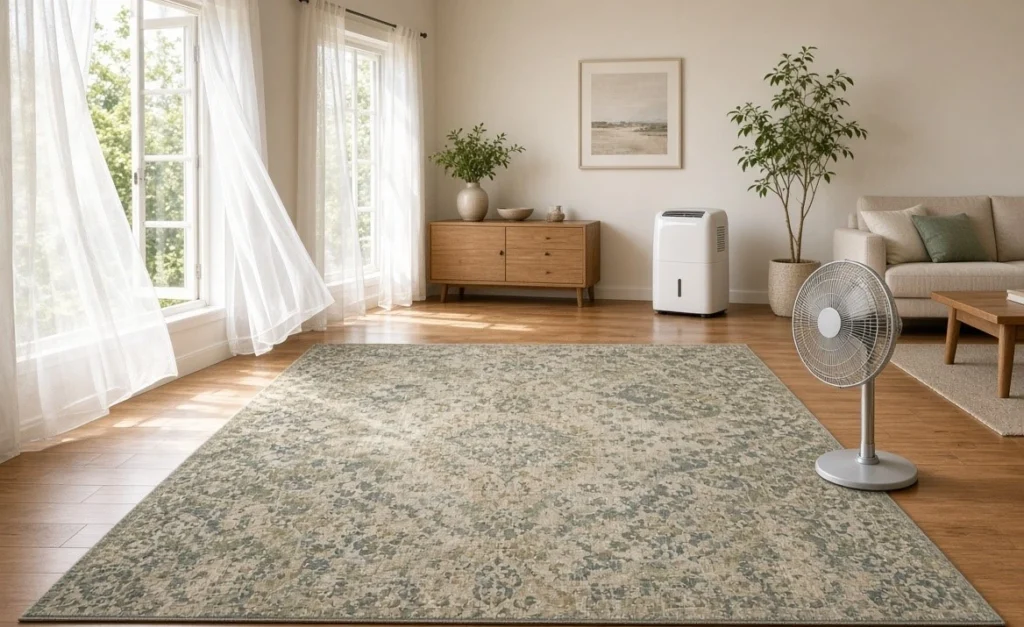 Dry the Rug Completely