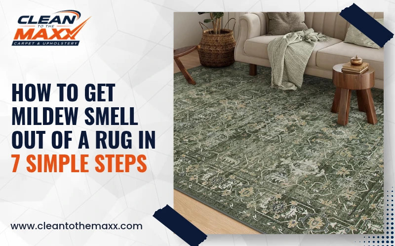 how to get mildew smell out of a rug